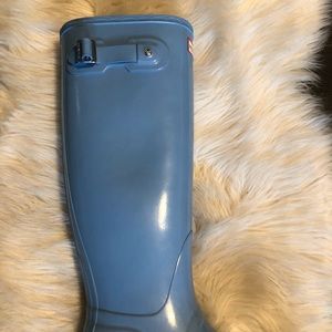 Hunter Pale Blue Tall Rain Boots